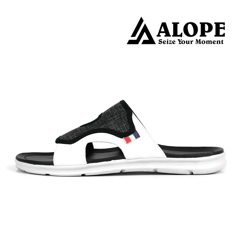Product image ALOPE OFFICIAL - SANDAL VEGAS PRIA WANITA BAHAN LEVIS NEW MODEL SIZE DEWASA READY 39 SAMPAI 43 39 hitam