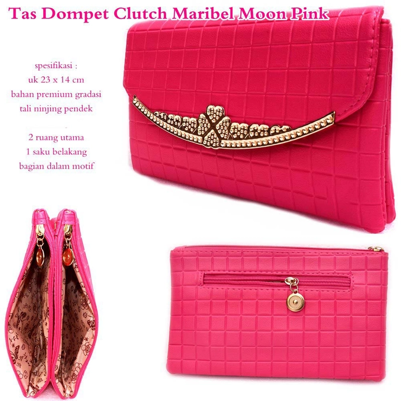 Product image Lanc Fashion - Clutch Dompet Moon Maribel Emboss Female Jumbo Pink