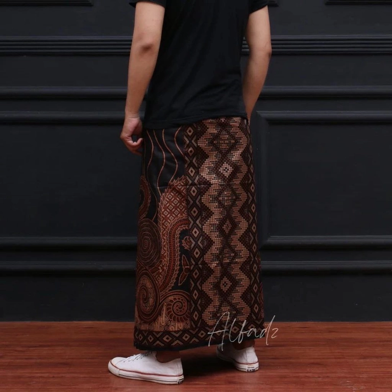 Product image Batik Alfin - Sarung Batik pria dewasa motif gus iqdam model terbaru bagus banget sarung gus iqdam Sarung Sarung gus iqdam coklat