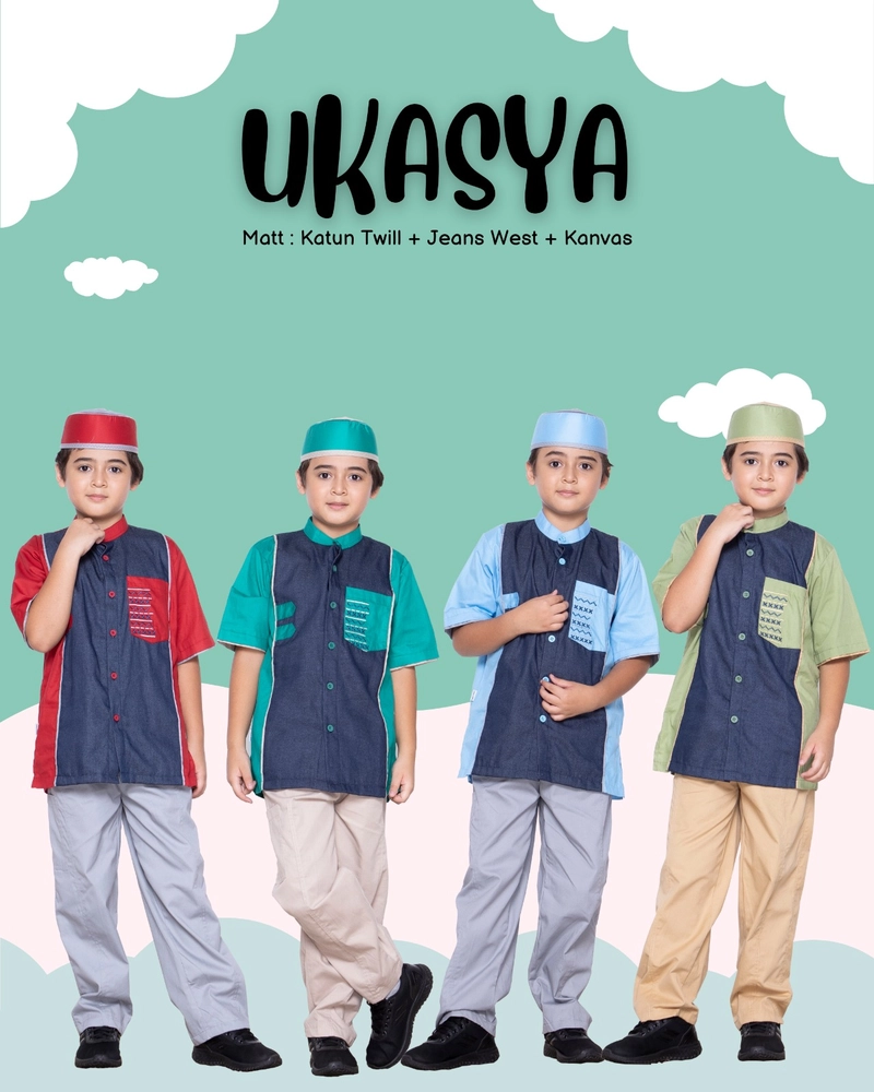 Product image AL Irsyad Store - KOKO ANAK FATTAYA UKASYA Beli 1 Free Babygold 3 RED