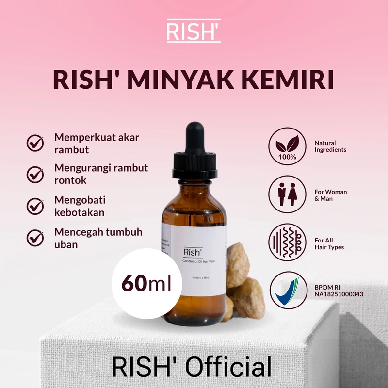 Product image Rish Minyak Kemiri Original 60 ML ORIGINAL
