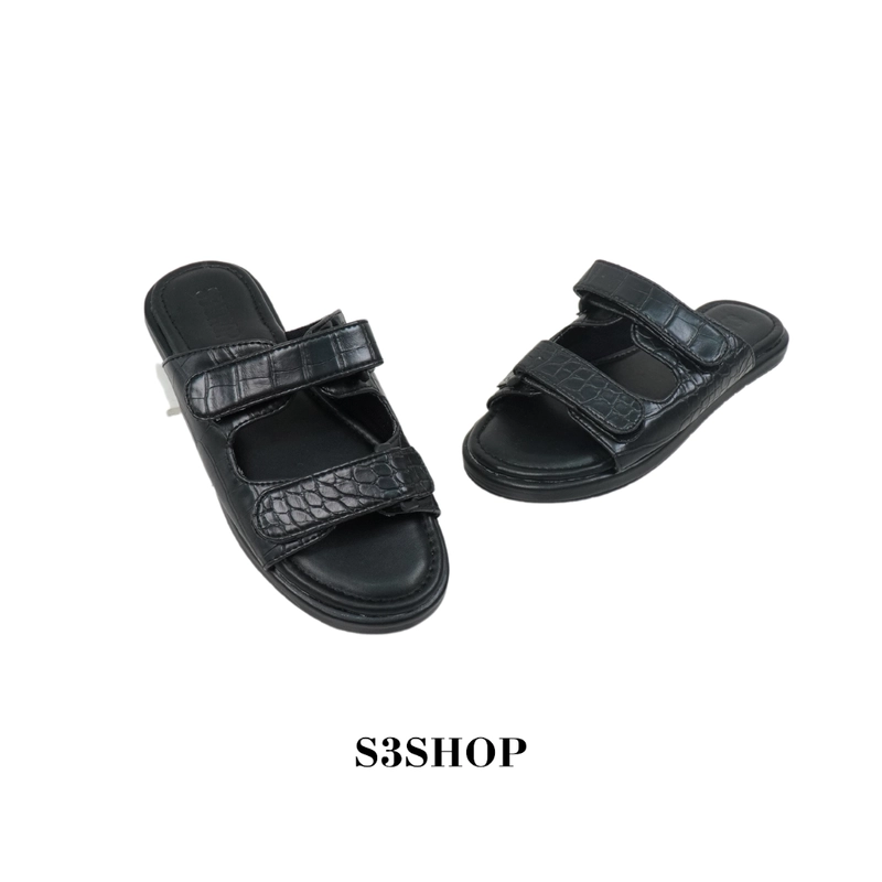 Product image S3SHOP - Kameumeut S3shop Sandal Wanita Sendal Slop Perempuan Karet Cewek 39 Black