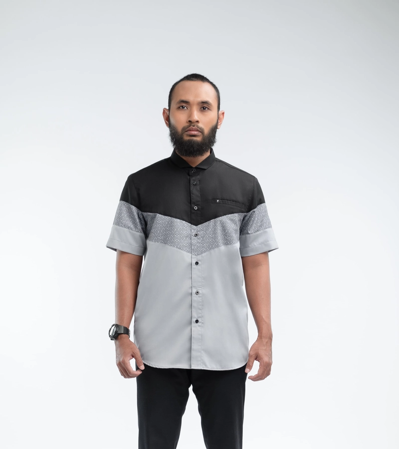 Product image Fadkhera - Baju Koko Modern Dewasa Baihaqi S Lengan Pendek