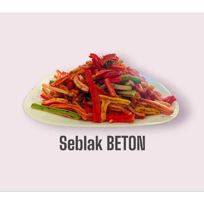 Product image singemil - kerupuk seblak beton 500g berat 500g pedas