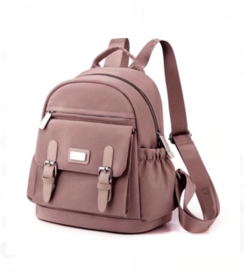 Product image CBL - Ransel NATHAN - Tas Ransel Backpack Wanita Waterproof Bahan Nilon Medium Pink_Salem