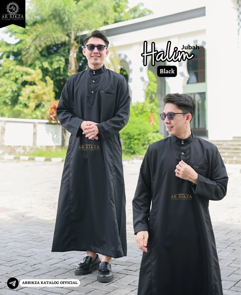 Product image Arrikza - Jubah Halim Dad By Arrikza M BLACK