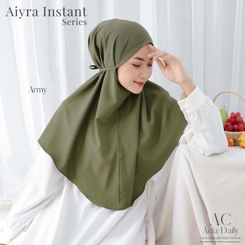 Product image Acla Daily - Jilbab Bergo Aiyra Instan Series Diamond Stretch M Black