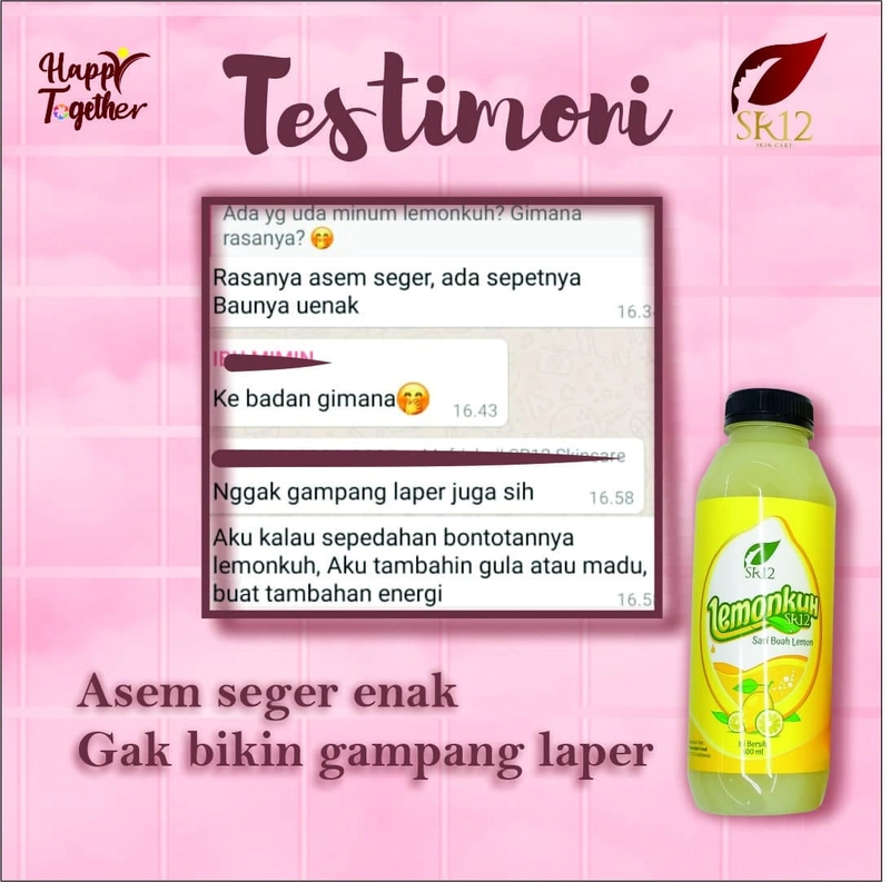 Product image SR12 Lemonkuh Sari Buah Lemon Peras Untuk Meningkatkan Kekebalan Tubuh 250 ml Lemonkuh