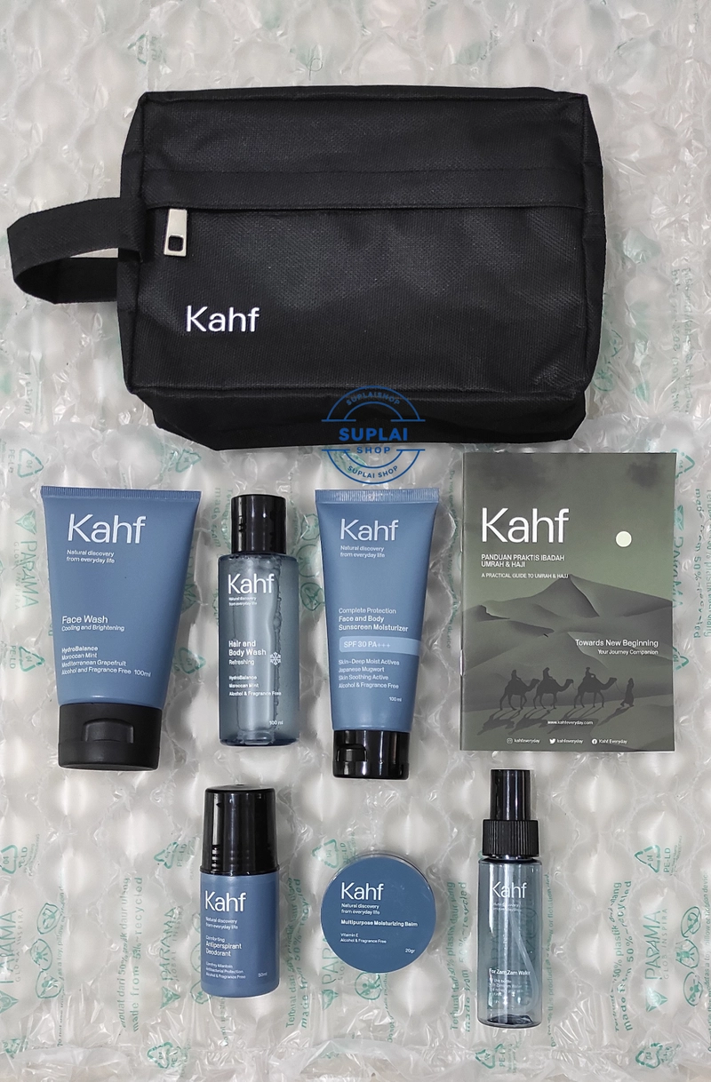 Product image SUPLAI SHOP - Paket Skin Care Wardah Kahf Travel Umrah Paket Lengkap