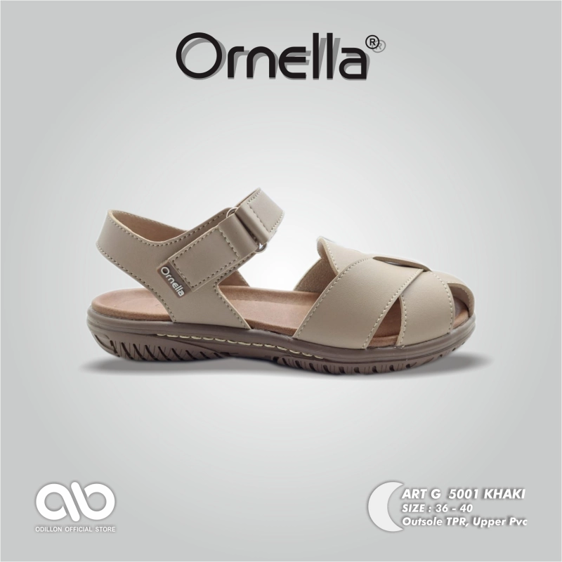 Product image Odillon - Ornella - G 5001 / Sepatu Sandal Wanita Casual 38 KHAKI