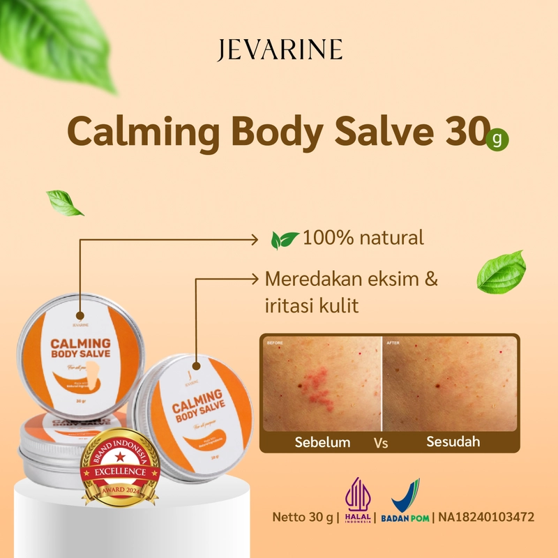 Product image Jevarine - Calming Body Salve 30gr Putih Orange