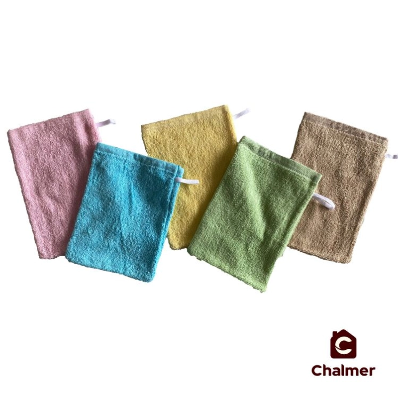 Product image Chalmer - Wash lap Handuk Serba Guna Chalmer 13 x 17cm Wash lap Bayi Katun Lembut 13x17 cm Biru Muda