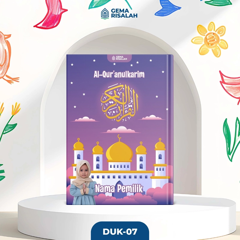 Product image Gema Risalah - Al Quran Custom Desain Kids Ukuran A5 Terjemahan Perkata Latin DUK-01 Al Sadda HVS