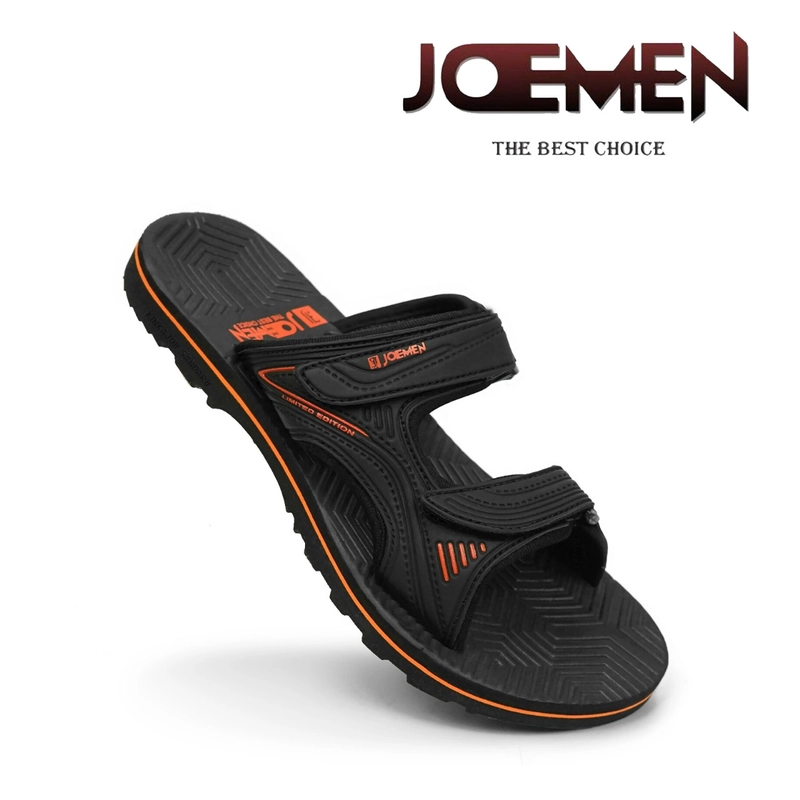 Product image Joemen Official - Joemen Sandal Pria Adventure S 29 NEW Original Brand Lokal Ringan Kuat Anti Slip Tidak Licin Sa 39 Hitam Orange