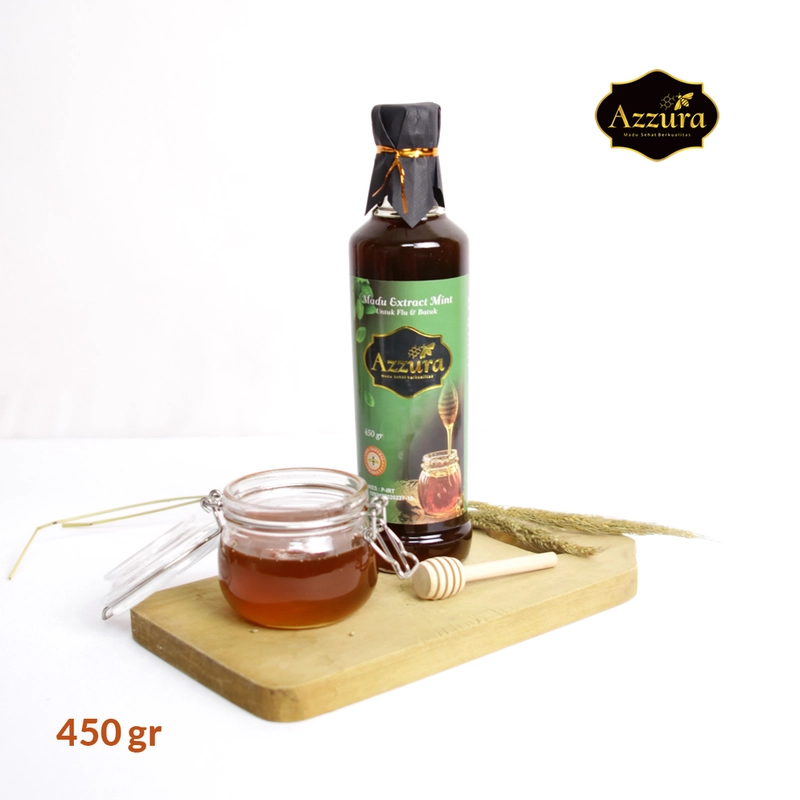 Madu Azzura - Extract Mint 450gr (Buy 1 Get 1) 450gr Manis,Mint