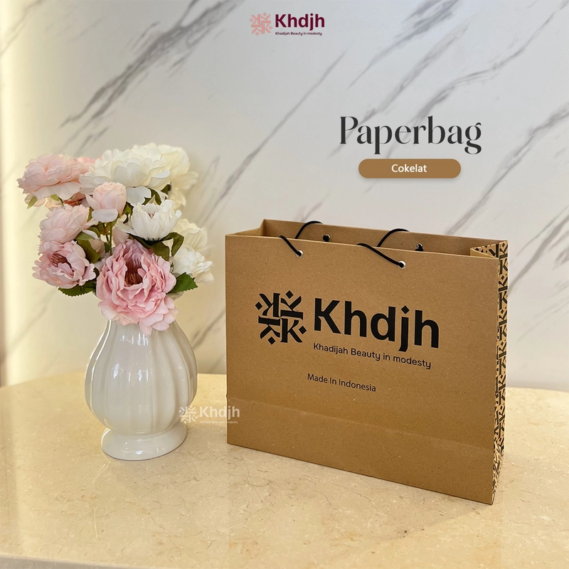 Product image KhadijahLabel - Mukena Hampers Box Premium Hadiah Gift Paperbag Tipe Box Paperbag Cokelat
