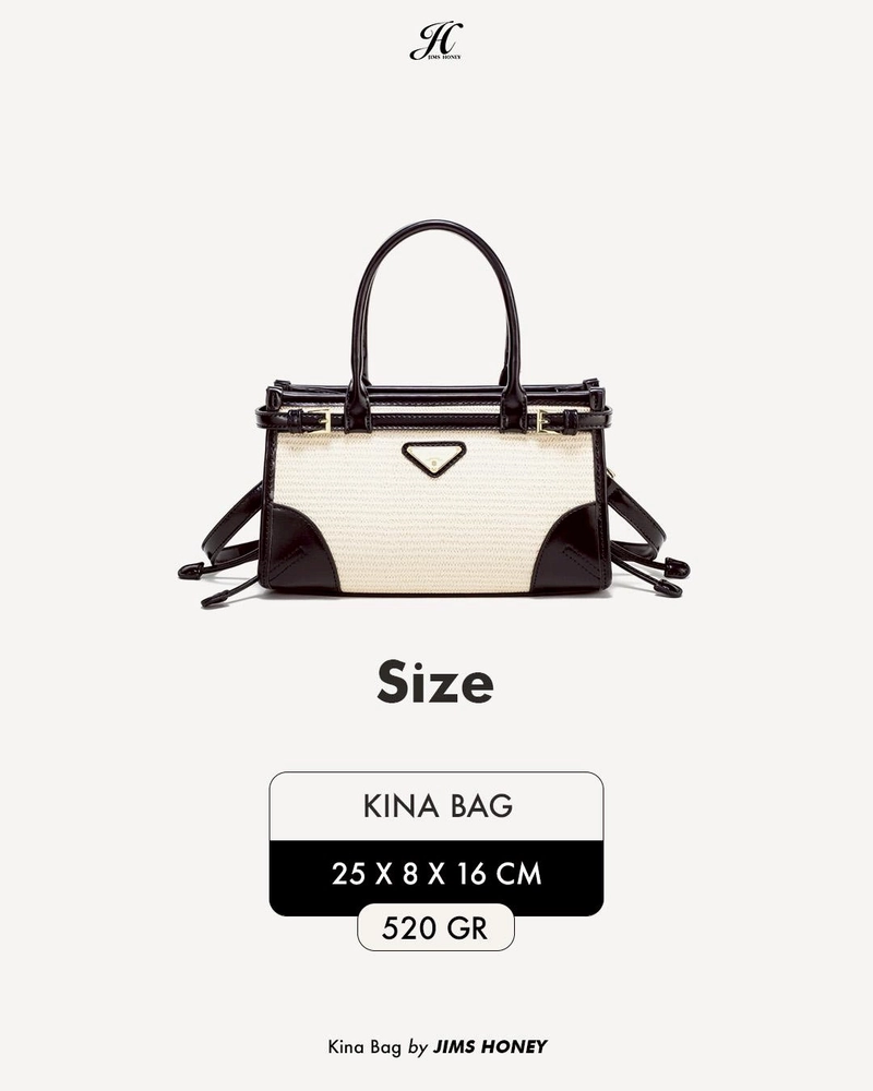 Product image JIMSHONEY SUKABUMI - KINA BAG JH-921 WHITE-BLACK