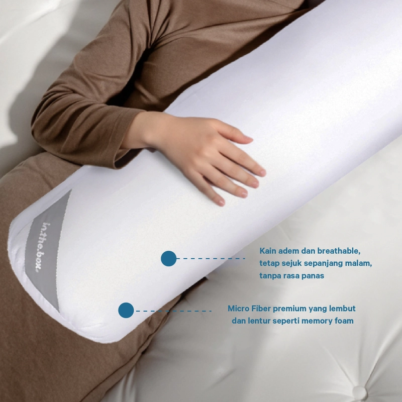 Product image Inthebox - Guling Inthebox F388TB-GLNG-080PTH 79 x 33 cm White