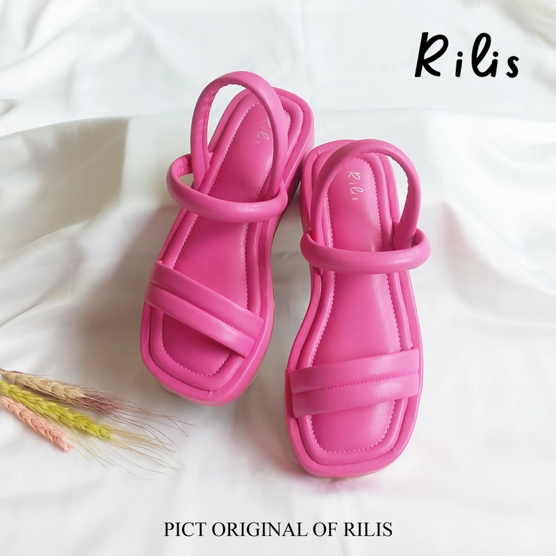 Product image Rilis - Sandal Wanita Zefanya Wedges (Rilis 41) 37 Fanta