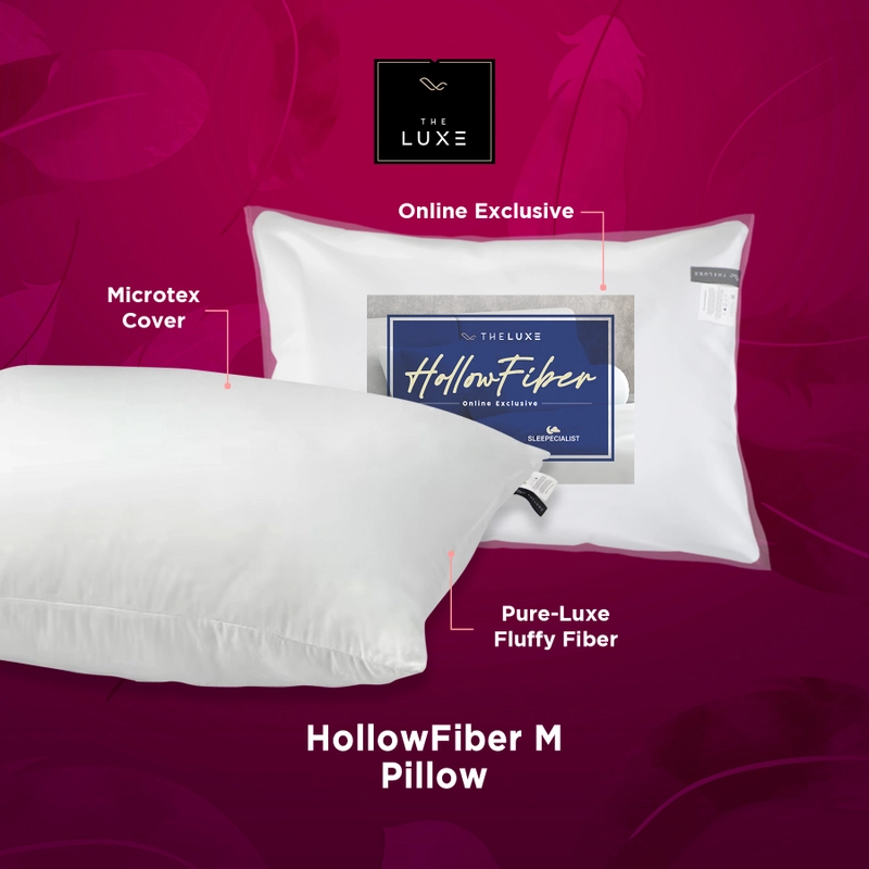 Product image THE LUXE - The Luxe Hollow Fiber M Pillow 2 bantal putih