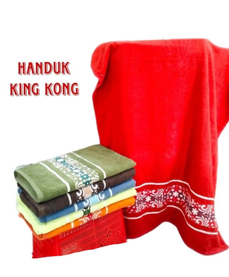 Product image Galeripuko - Handuk Mandi Dewasa Kingkong Handuk Kingkong Merah