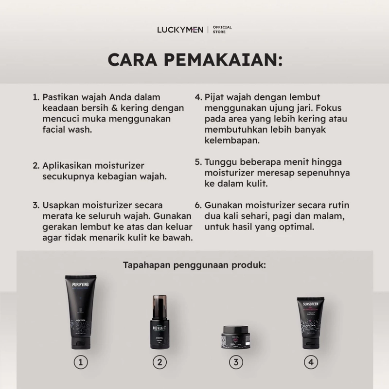 Product image Luckymen - Cica Moist Revitalize 25gr Hitam
