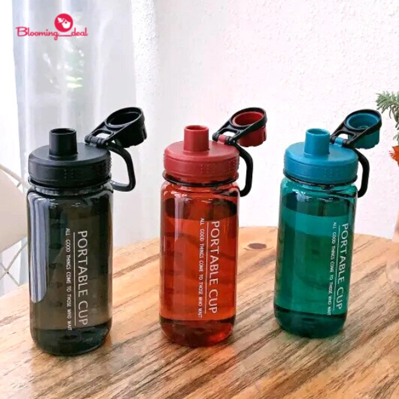 Product image Blooming Deal - Botol Minum Portable Cup 800ml / Botol Minum Sport 800 ml HX513 MERAH