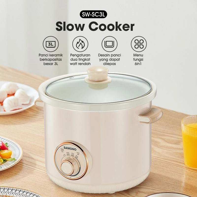 Product image UTAMAMEGA - SAMONO Rice Cooker SW-SC3L ( SWSC3L ) Warna Multi