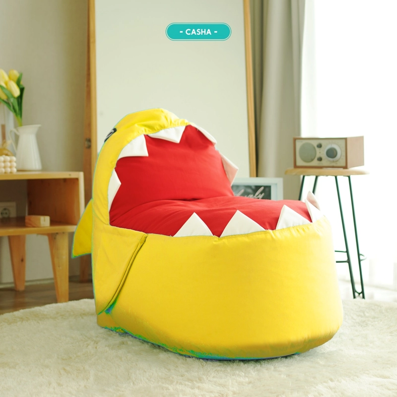 Product image Casha Official - CASHA Shark Bag - Bean Bag Anak - Sofa Anak ALLSIZE Yellow
