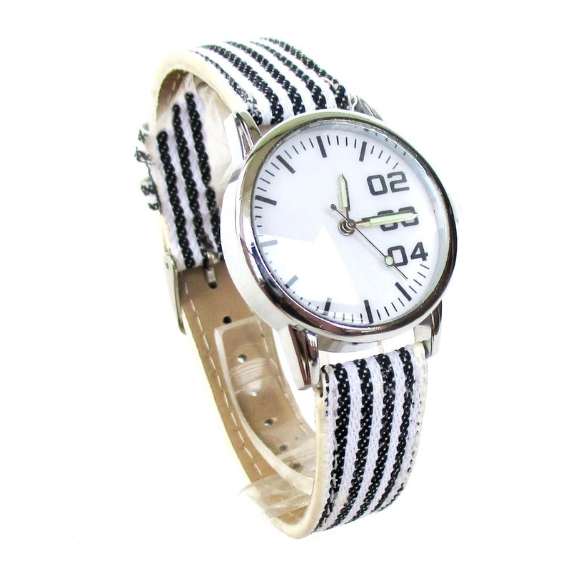 Product image Lanc Fashion - jam tangan wanita Line Kulit Kanvas Lite 234 WARNA HITAM