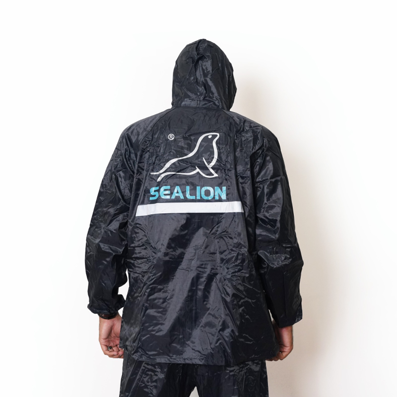 Product image Rosanna - Jas Hujan Sea Lion Jaket Celana B01 All Size Black Maroon Navy 1 pcs Navy