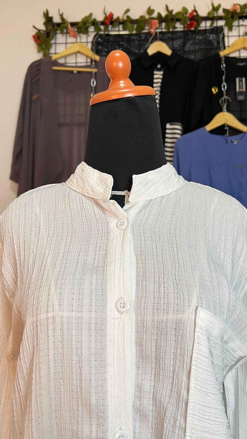 Product image Sseolshop - Isabela Shirt Kemeja atasan Wanita Terbaru 2025 / Kemeja Lady Crush viral L BW