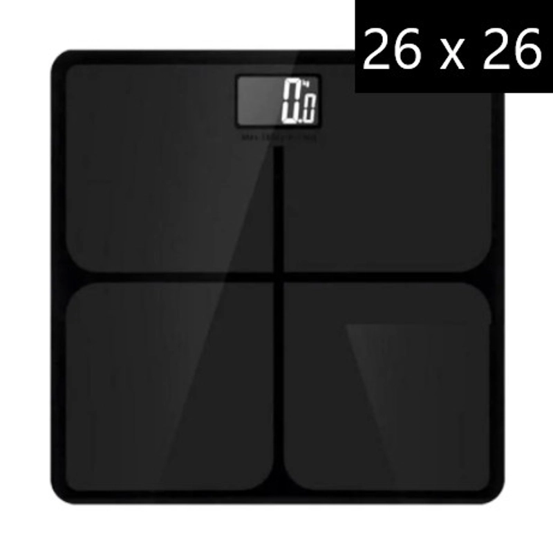 Product image [PO] Orderpedia Kitchen - Timbangan Badan Digital Serbaguna 25 x 21 Full Hitam