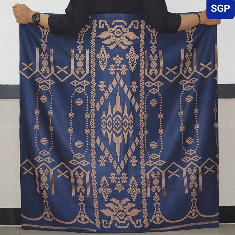 Product image Khisna collection - Sarung dewasa Goyor motif elegan dan menawan Allsize Navy