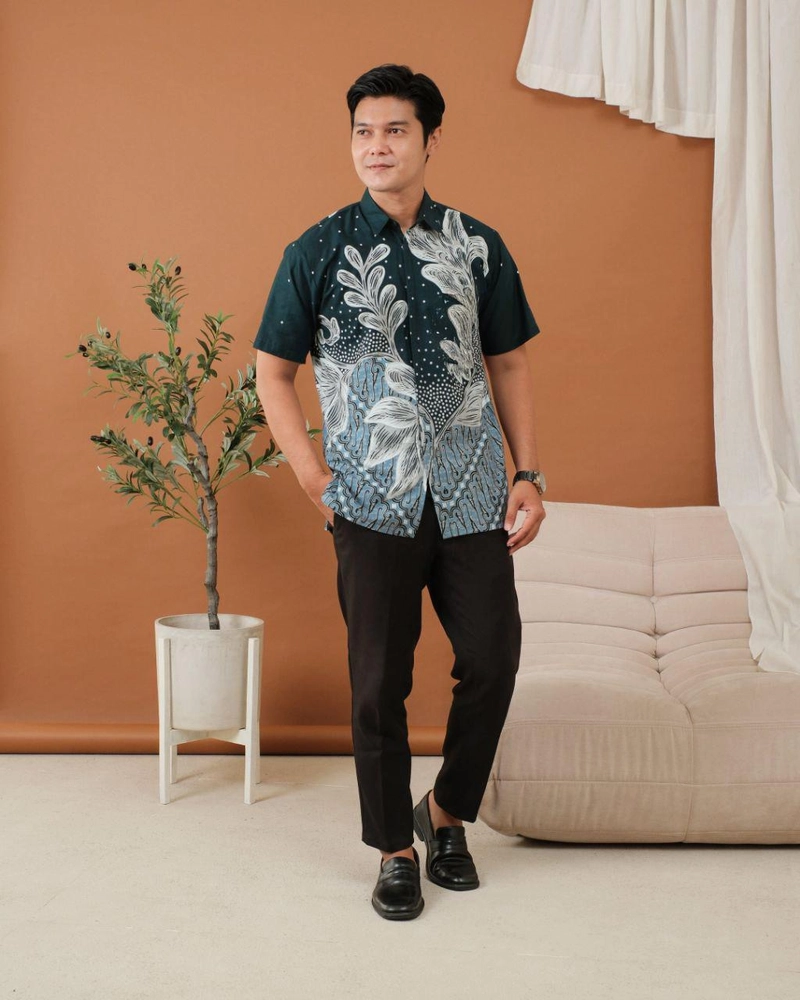 Product image Kois Batik - Batik Pria Lengan Pendek Terbaru motif agrek M Agrek jotol