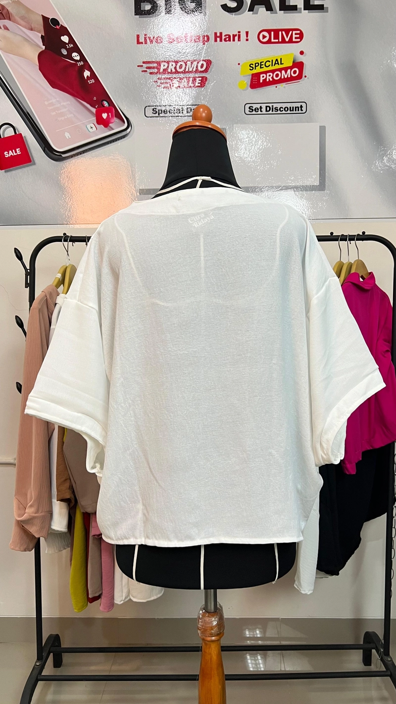 Product image Sseolshop - Blouse Wanita - Aleeya Atasan Wanita Kekinian L BW