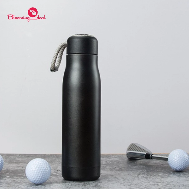 Product image BloomingDeal Termos Tali Stainless Steel Double Wall 500ml HN23 HITAM