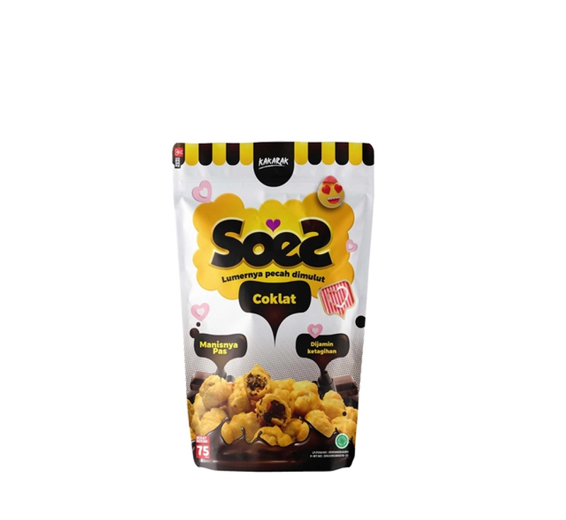 Product image Kakarak Official - Soes Lumer Makanan Ringan 75gr 4 pcs Mix