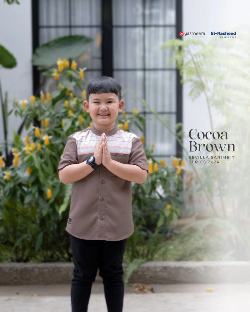 Product image Yasmeera Official - SARIMBIT 2024 SEVILLA - COCOA BROWN XS KOKO ANAK