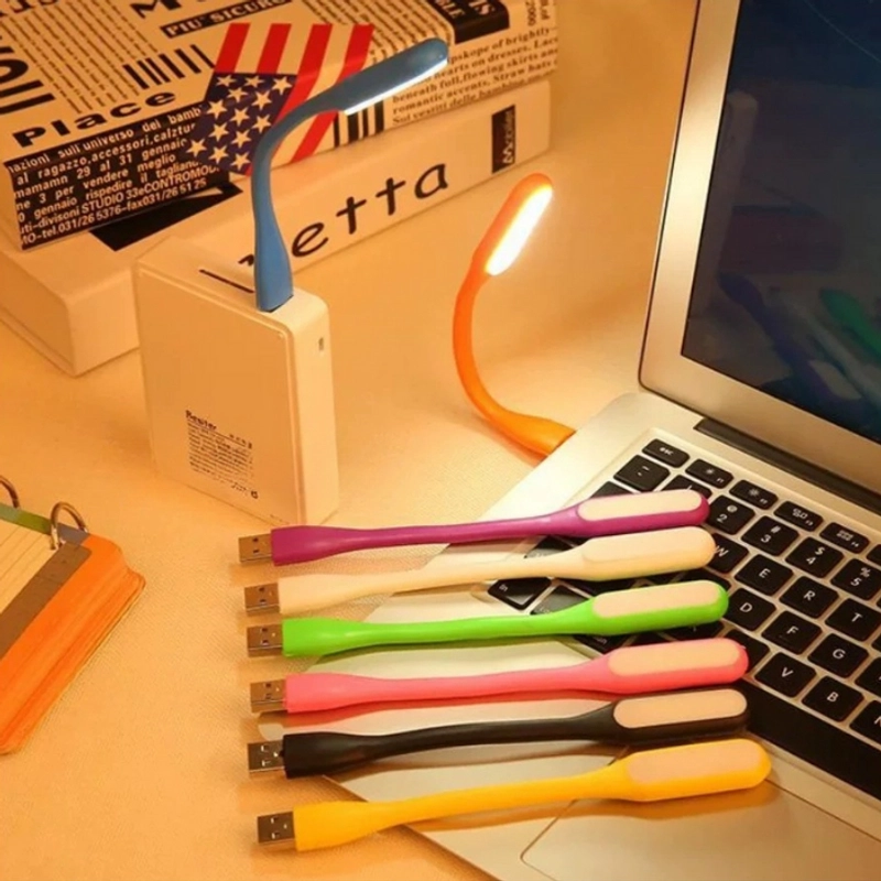 Product image KAHASIL - Lampu LED USB Portable Emergency Flexible Stik Stick Lamp Baca Belajar Laptop Powerbank KMJ148 RANDOM