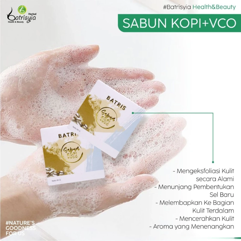 Product image Batrisyia - Sabun VCO Kopi 60 gr Sabun Kopi