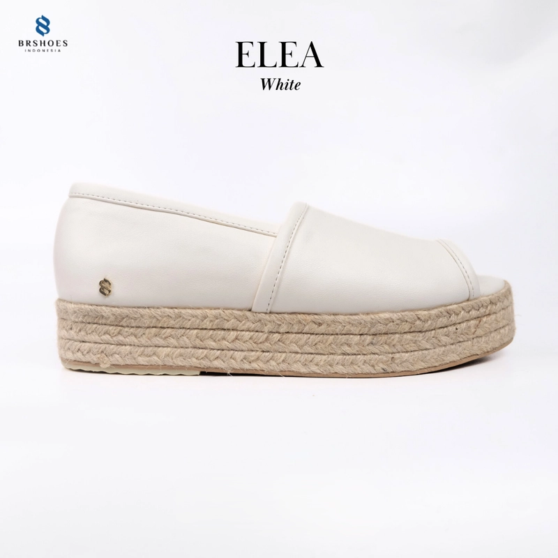 Product image BRSHOES ELEA Sepatu Sandal Wedges Wanita Casual Best Seller 36 WHITE
