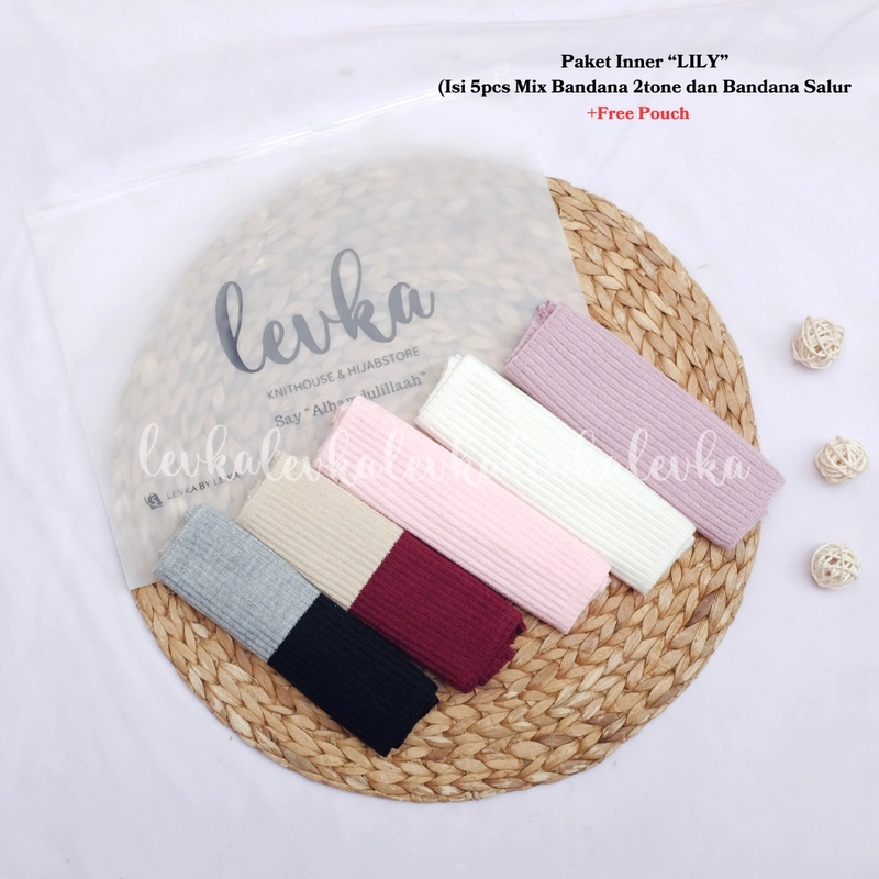 Product image Leika - PAKET INNER / CIPUT RAJUT 5PCS RECOMENDED LEBIH MURAH 150 LILY