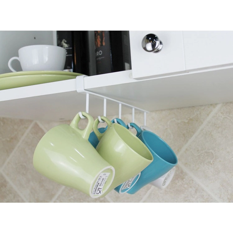 Product image Rak Gantung Peralatan Dapur 6 Hook A343 PUTIH