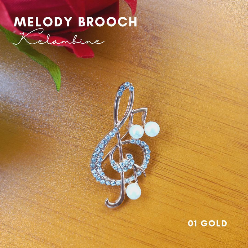 Product image Kelambine - Melody Brooch Bros Melody by Kelambine Melody Brooch 01 Gold