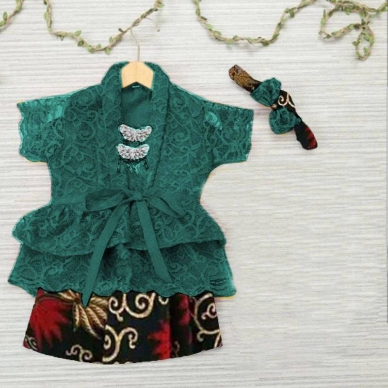 Product image KEBAYA ANAK LULRX REALPICT 2-4THN HIJAU