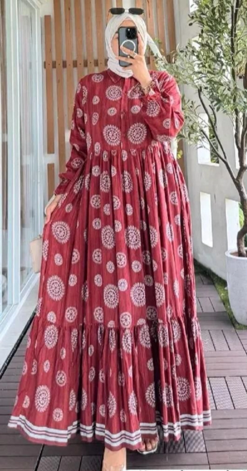 Product image Khisna collection - Drees series neona motif bestseller Allsize Marun