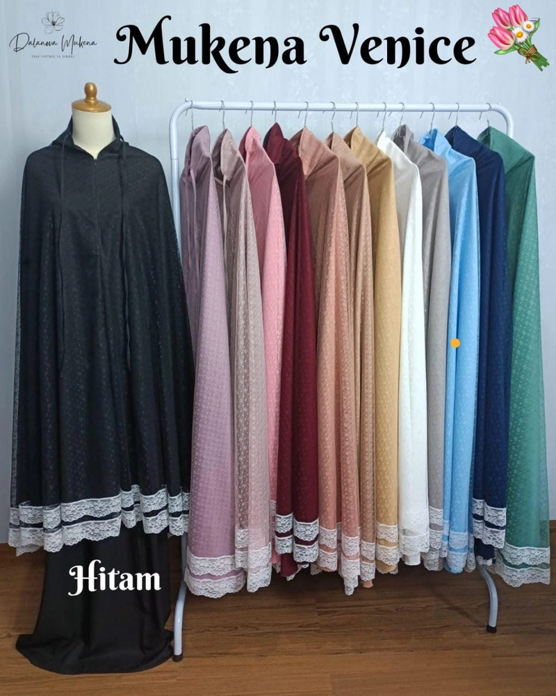 Product image AL Irsyad Store - MUKENA DALANOVA VENICE JUMBO BLUE SKY