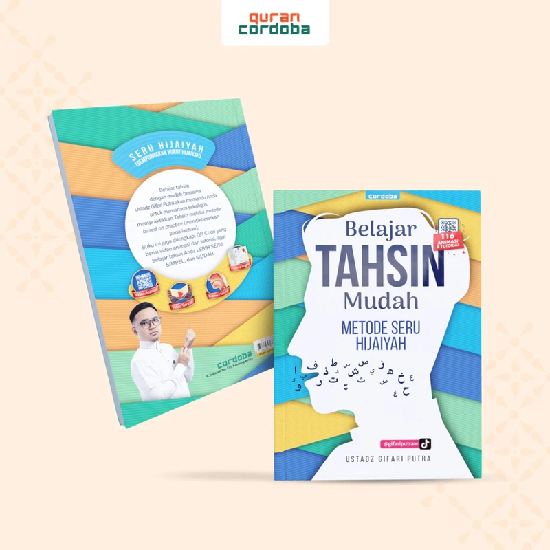 Product image Cordoba - Cordoba - Buku Belajar Tahsin Mudah Metode Seru Hijaiyah Ustadz Gifari Putra A5 Random