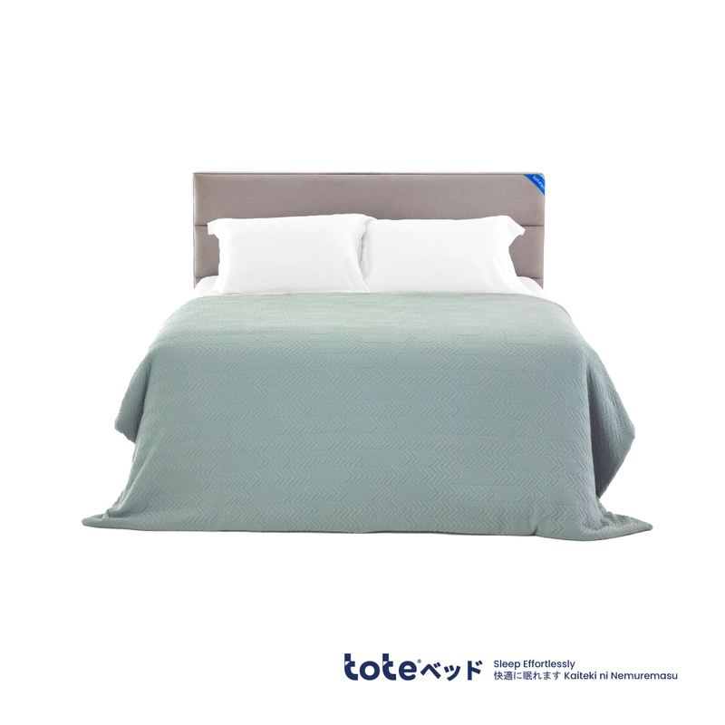 Product image Tote Bed - Tote Hana Blanket - Selimut Dewasa Tebal Bed Cover 160 x 200 Green Sage